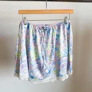 NWT For Love And Lemons Floral Mini Skirt Sz Small